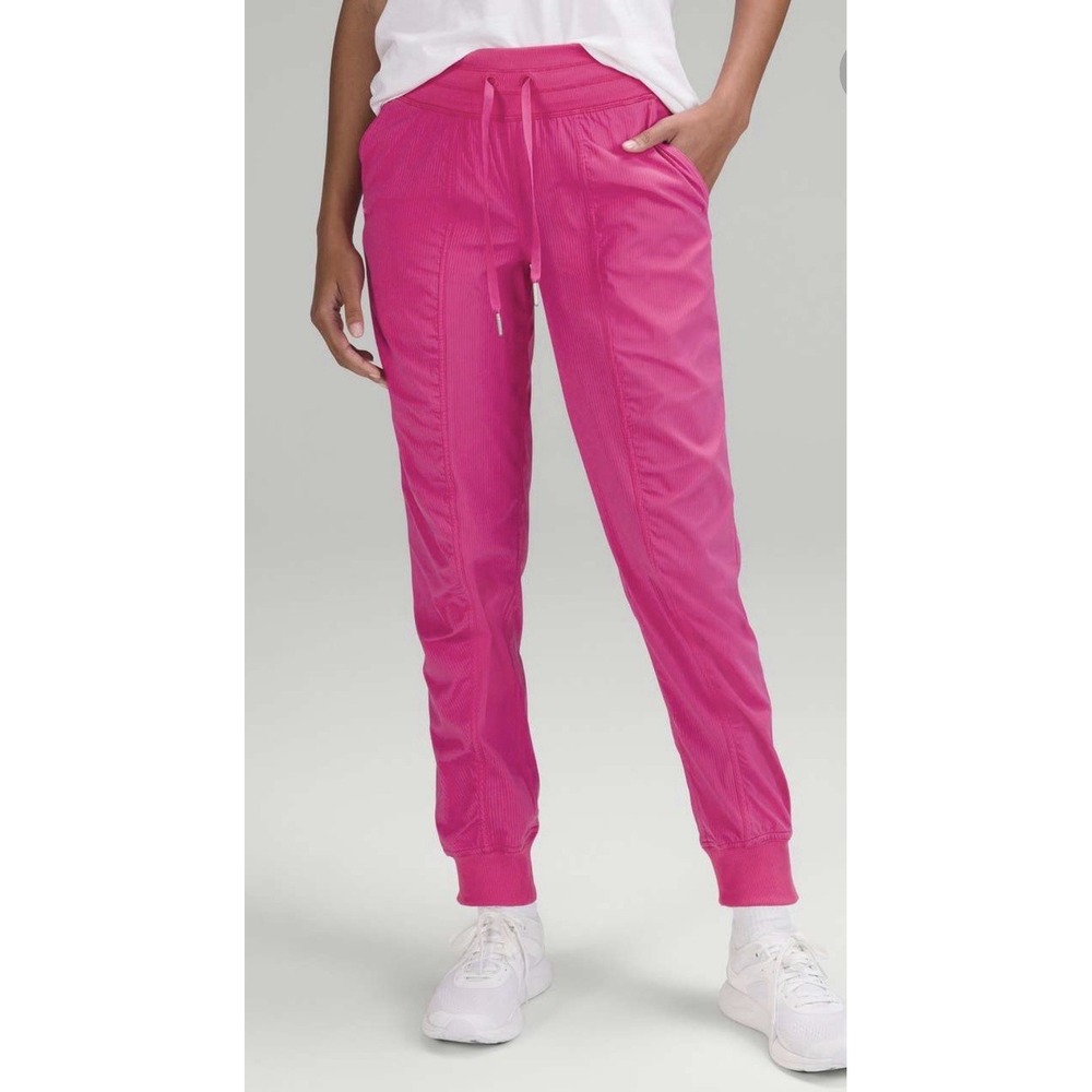 LULULEMON Dance Studio M/R Jogger sz.2 Sonic Pink Outdoor Athleisure LW5EMNS